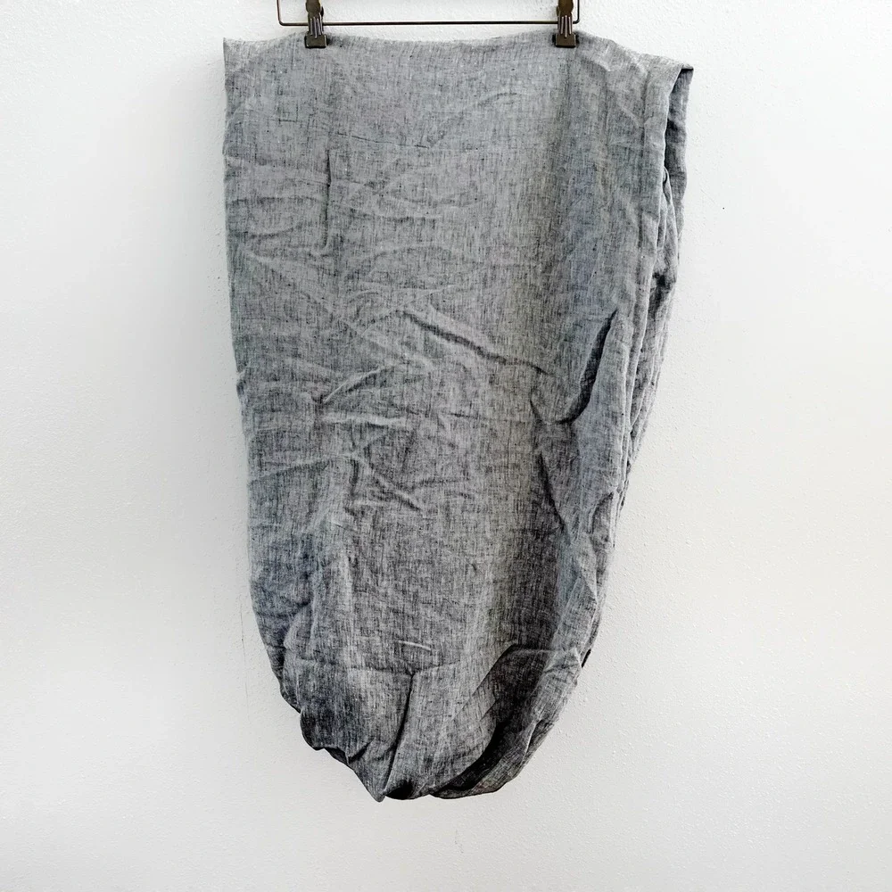 WEST ELM 100% Linen Fitted Sheet Twin Size